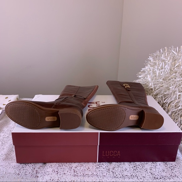 LUCCA LANE Sashya Leather Riding Boots - Picture 4 of 4